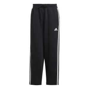 Pantalones de chándal de felpa con dobladillo abierto mujer adidas Essentials 3-Stripes image-1