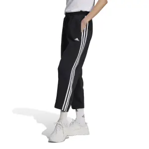 Pantalones de chándal de felpa con dobladillo abierto mujer adidas Essentials 3-Stripes image-4