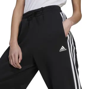 Pantalones de chándal de felpa con dobladillo abierto mujer adidas Essentials 3-Stripes image-5