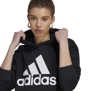 Felpa con cappuccio da donna adidas Essentials Logo Boyfriend image-6