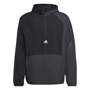 Half zip hoodie adidas Colourblock image-0