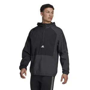 Half zip hoodie adidas Colourblock image-1