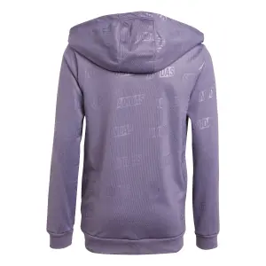 Sweatshirt mit Kapuze mit vollem Reißverschluss Kind adidas Brand Love Golden image-1