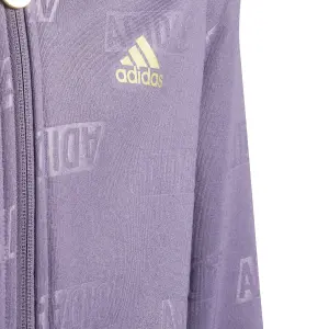 Sweatshirt mit Kapuze mit vollem Reißverschluss Kind adidas Brand Love Golden image-2