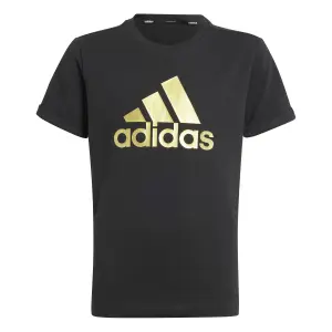 Girl's T-shirt adidas Brand Love Gold image-0