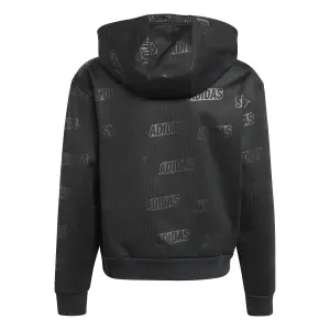 Bluza z kapturem dla dziewczyny adidas Brand Love Gold Debossed image-1