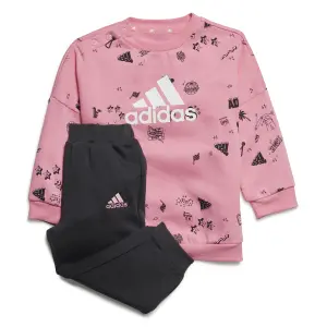 Establecer jogging et sweatshirt col rond bébé adidas Brand Love image-2