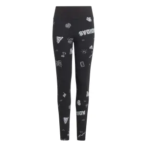 Girl's full print legging adidas Brand Love image-0
