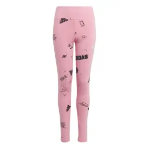 Girl's full print legging adidas Brand Love image-0