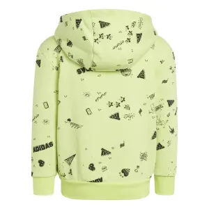 Tuta da ginnastica con cappuccio per bambini adidas Brand Love image-2