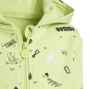 Tuta da ginnastica con cappuccio per bambini adidas Brand Love image-5