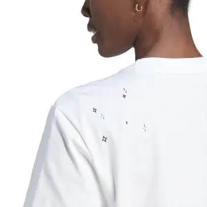 Camiseta crop bordada de mujer adidas Varsity Scribble image-6