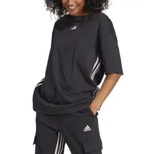 Camiseta de danza de 3 rayas para mujer adidas Boyfriend image-3