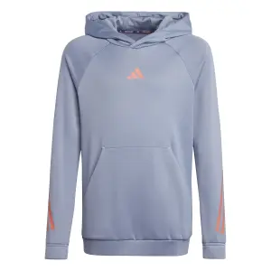 Sweatshirt med huva för barn adidas 3-Stripes Icons Aeroready image-0