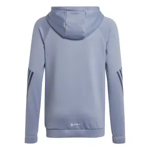Sweatshirt med huva för barn adidas 3-Stripes Icons Aeroready image-1