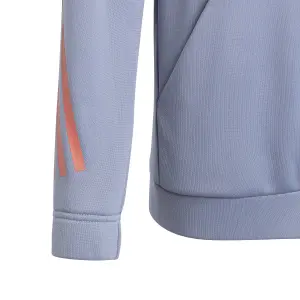 Sweatshirt med huva för barn adidas 3-Stripes Icons Aeroready image-3