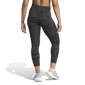 Leggings jacquard Damen adidas Optime TrainIcons 3-Stripes image-1