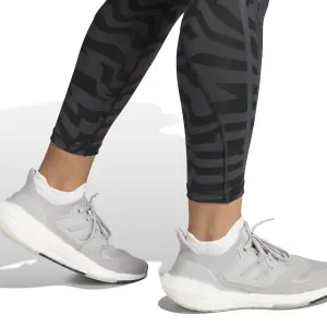 Leggings jacquard Damen adidas Optime TrainIcons 3-Stripes image-6