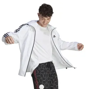Chaqueta impermeable adidas Essentials 3-Stripes image-2