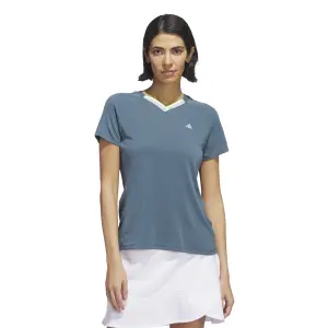 T-shirt med v-ringning för kvinnor adidas Ultimate365 Tour Heat.RDY image-1
