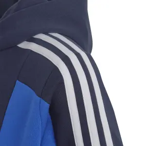 Sudadera con capucha para niños adidas Colorblock 3-Stripes image-3