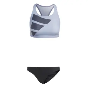 Swimsuit 2 pieces large bars woman adidas image-0