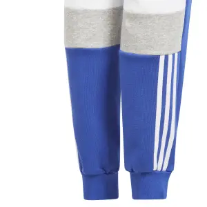 Calças de jogging de felpo para criança adidas Tiberio 3-Stripes Colorblock image-3
