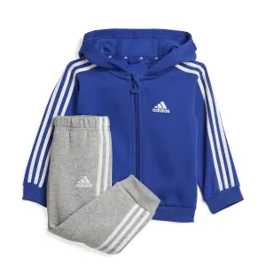 Baby full-zip hooded tracksuit adidas Essentials Three Stripes Fleece image-0