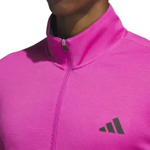 Sudadera con cremallera de 1/4 en relieve adidas image-5