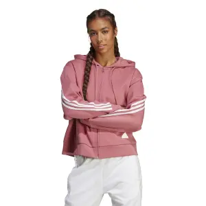Capuz com fecho de correr para mulheres adidas 3-Stripes Future Icons image-1