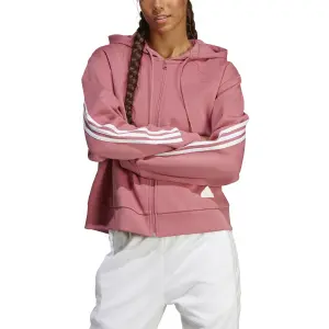 Capuz com fecho de correr para mulheres adidas 3-Stripes Future Icons image-2