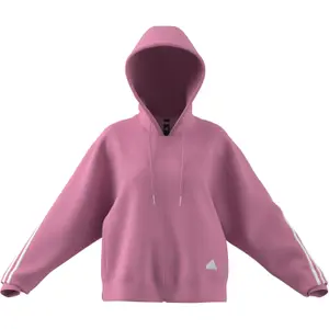 Sweatshirt sudadera con cremallera para mujer adidas Future Icons 3-Stripes image-1