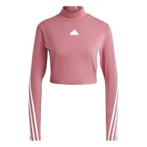 Camiseta de manga larga y cuello alto para mujer adidas 3-Stripes Future Icons image-0