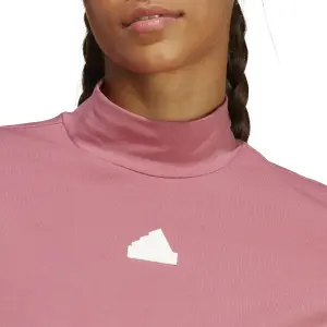 Camiseta de manga larga y cuello alto para mujer adidas 3-Stripes Future Icons image-6