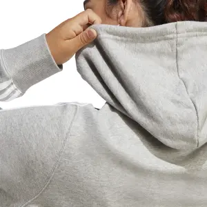 Sudadera con capucha para mujer adidas 3-Stripes Essentials French Terry (GT) image-6