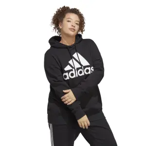 Sweatshirt Women's Fleece Hoodie Regular adidas Essentials Big Logo (Plus size) image-1