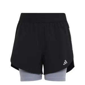 Pantalón corto 2 en 1 infantil adidas Aeroready