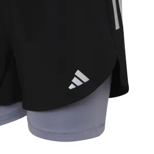 Pantalón corto 2 en 1 infantil adidas Aeroready image-4