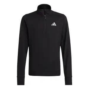 Camiseta de manga larga de 1/2 cremallera para niños adidas Aeroready image-0