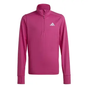 Camiseta de manga larga de 1/2 cremallera para niños adidas Aeroready image-0