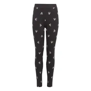 Bedruckte Leggings aus Baumwolle, Mädchen adidas Brand Love image-0