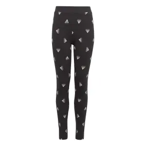 Bedruckte Leggings aus Baumwolle, Mädchen adidas Brand Love image-1