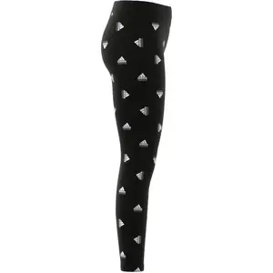 Bedruckte Leggings aus Baumwolle, Mädchen adidas Brand Love image-4