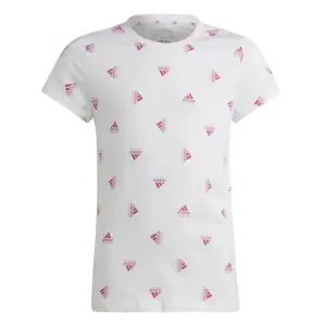 T-shirt imprimé coton fille adidas Brand Love image-1
