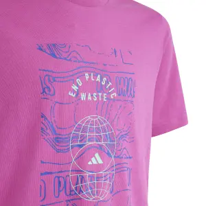 Kid's T-shirt adidas Run for the Oceans image-3