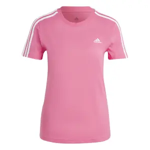 Camiseta entallada de mujer adidas 3-Stripes Loungewear Essentials image-0