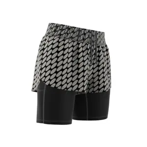 Pantalón Corto adidas 2 en 1 Mujer Marimekko Icons 3 Bar Logo image-2