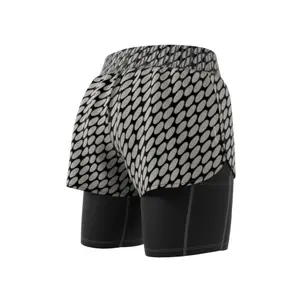 Pantalón Corto adidas 2 en 1 Mujer Marimekko Icons 3 Bar Logo image-5