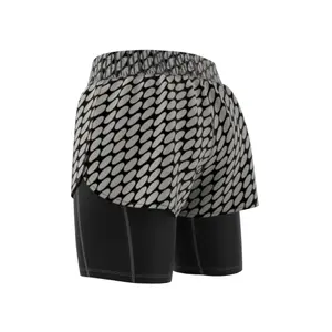 Pantalón Corto adidas 2 en 1 Mujer Marimekko Icons 3 Bar Logo image-6