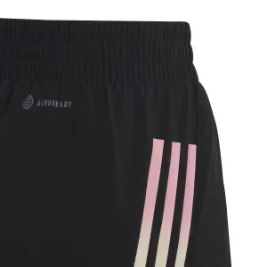 Hooggeweven meisjesshort adidas 3-Stripes Aeroready image-3
